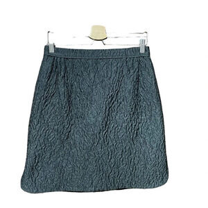 Giambattisa Valli Gonna Black Jacquard‎ Skirt Size 44 / US 8